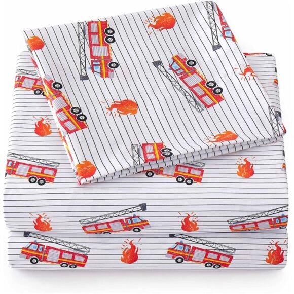 1500 Supreme Kids Bed Sheet Collection - Fun Colorful and Comfortable Boys - Picture 1 of 7